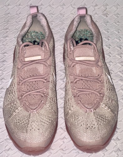 NIKE Air VaporMax 2023 Flyknit Oatmeal Pearl Pink Train Running Shoes Wmn 7.5 8 - Picture 5 of 9