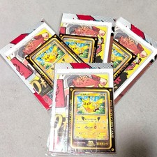 Pokemon Card Sticker Pikachu CoroCoro Comic 30th CELEBRATION Gold Frame
