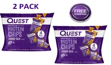Quest Tortilla Style Protein Chips - Loaded Taco Flavor (8 Bags)