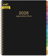 2026 Appointment Book - Daily Planner 2026 from Jan. 202 - Dec. 2026, 30-Minute