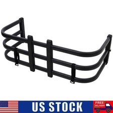 Aluminum Truck Bed Extender Retractable 49.25"-65" Adjustable Black Tailgate