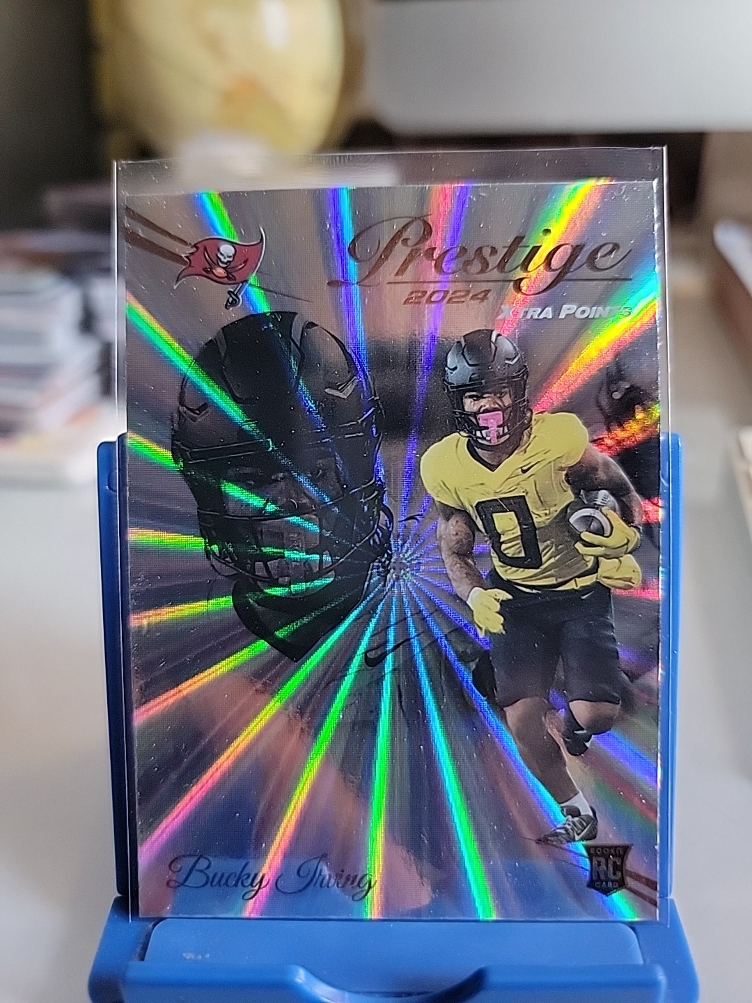 2024 Panini Prestige - Rookies Bucky Irving #379 Xtra Points Sunburst (RC)