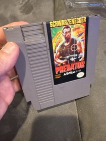 Schwarzenegger Predator Activision Nintendo Nes Game Cartridge Tested !