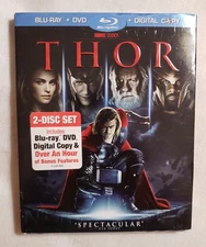 Thor Blu-Ray+Digital SEALED 2011 PG-13 Marvel Paramount Chris Helmsworth