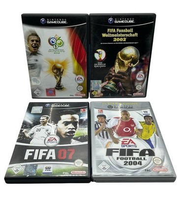 Nintendo Gamecube - 4 Spiele - Fussball - Fifa - Bundle - Set - gebraucht
