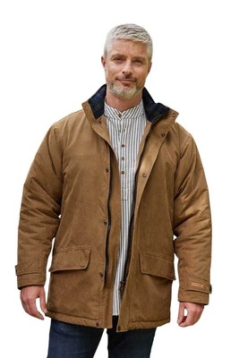 West Kork Jacke Baumwolle Flanell Futter Atmungsaktiv Wasserdicht Winddicht...
