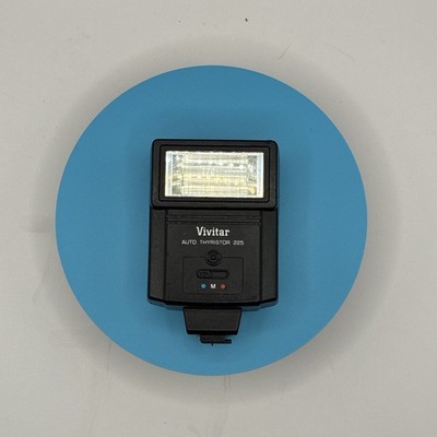 Vivitar Auto Thyristor 225 Basic Electronic Flash - Tested & Working!