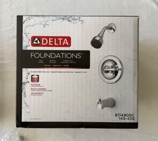 Delta B114900C Foundations Rubinetto monocomando per vasca e doccia, cromato ~NO BECCUCCIO
