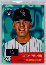 2022 Topps Chrome #26 Colton Welker Aqua Lava Refractor #/299