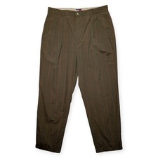 Vintage Tommy Hilfiger Pleated Chinos 33x30 Preppy Dark Academia Old Money