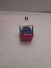 Christmas Figural Light Bulb Snowy House Vintage Milk Glass Old Decoration — photo 7