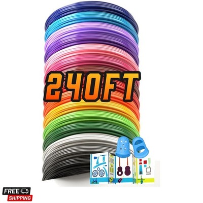 1.75mm 3D Pen Filament Refills Compatible with SCRIB3D P1/ADV MYNT3D Basic/Su...