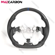 Real Carbon Fiber Steering Wheel For Lexus IS 250/300/350/F 06-12 Blue Line