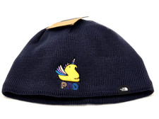 The North Face Mountain Beanie Knit Cap Urban Navy Embroidered PPD Logo NWT NEW