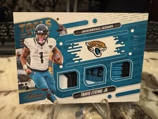 2024 Absolute - Tools of the Trade Triple Patch Travis Etienne #TOTT-TEJ  /49