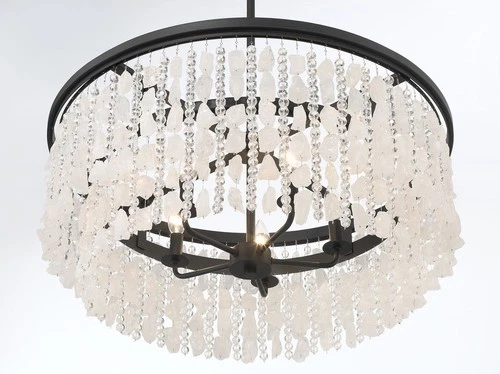 Minka Lavery 6705 Shimmering Elegance 5 Light 28"W Crystal - Sand Coal - Picture 12 of 12