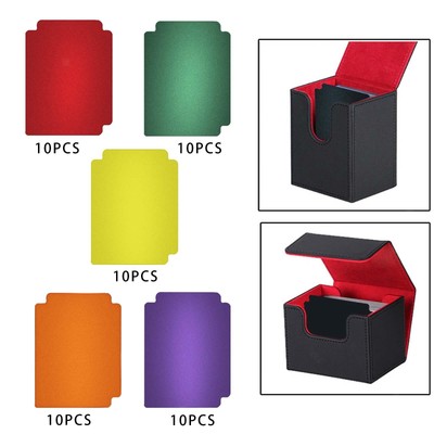 10Pcs Trading Card Dividers with Tabs for Office Games Card,Sports Cards