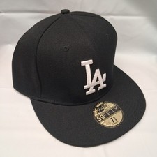 LA Dodgers NE 59FIFTY Fitted Men’s Hat - Full Black
