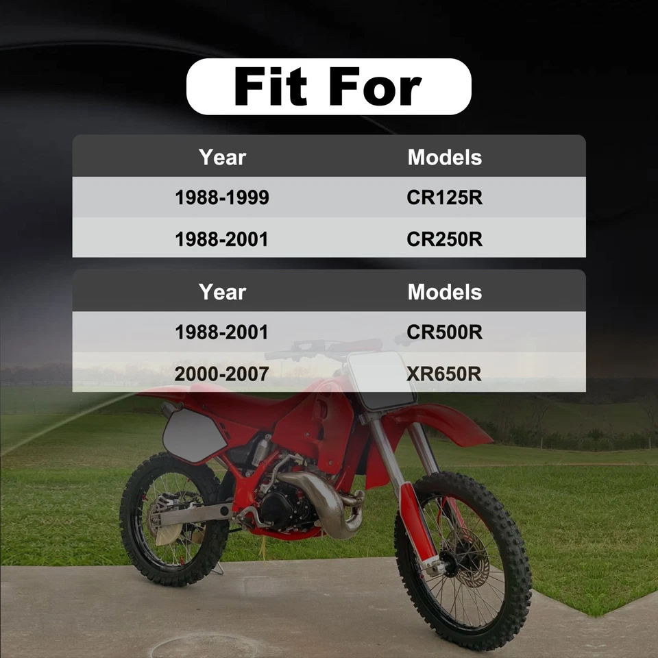 Guía de manguera de freno trasera 1 pieza para Honda XR650R 2000-2007 Honda CR250R 1988-2001 Foto 4 de 4