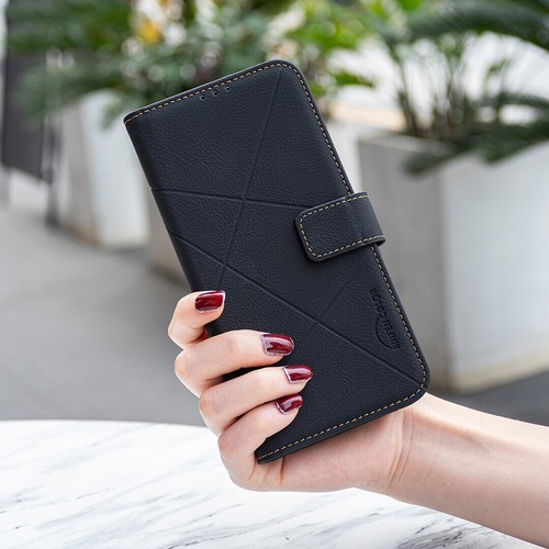 Schutzhülle Für iPhone 16e 16 15 14 13 12 11 Pro Handyhülle Leder Tasche Wallet - Picture 32 of 88