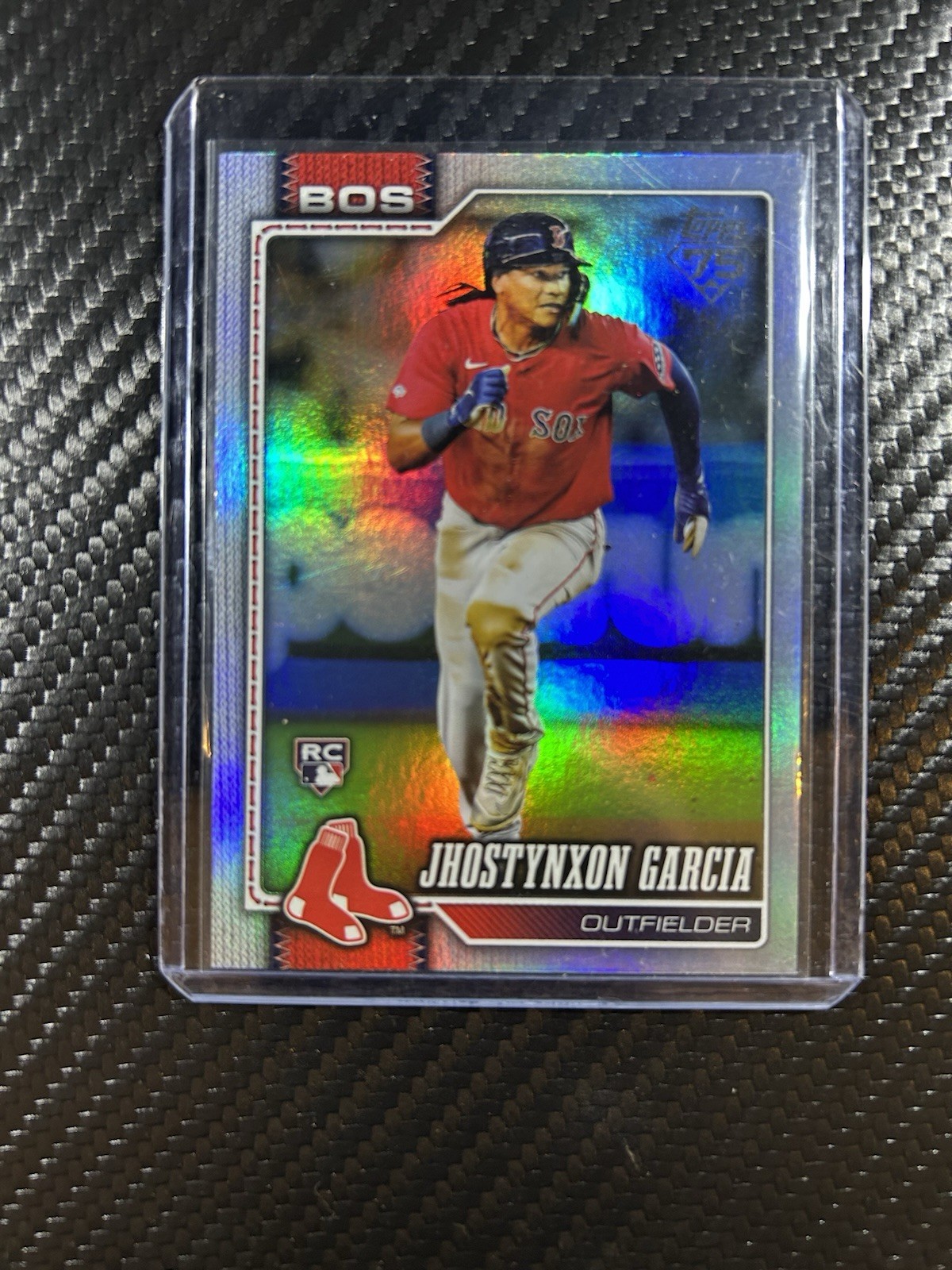 2026 Topps Series 1 Jhostynxon Garcia #316 ROOKIE Rainbow Foil
