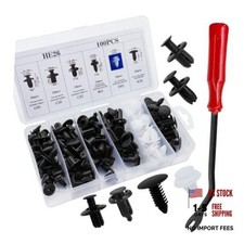 100PCS Car Bumper Clips, Plastic Car Push Pin...