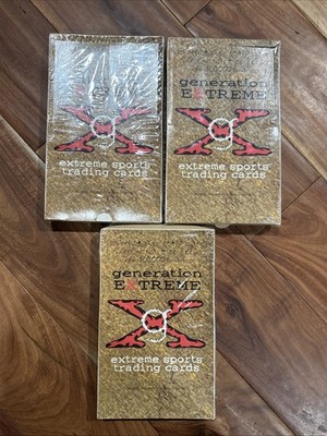 1994 Generation Extreme Sports Trading Cards 3 Sealed Boxes Tony Hawk