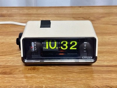 VINTAGE CITIZEN Flip Alarm Clock in JAPAN | eBay
