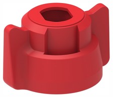 Ghiera a Baionetta Rossa per Ugelli Irrorazione - 20 pz Made in Italy