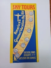 WESTERN AIR EXPRESS AIRLINE TIMETABLE SCHEDULE NATIONAL PARKS SKY TOURS JRR10