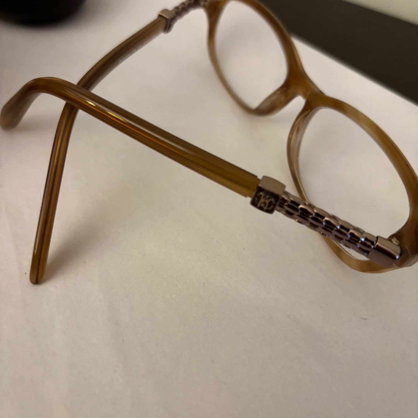 Roberto Calvalli Eyeglass Frames ONLY Tortoise Sh… - image 2