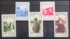 Romania. * MH Yvert 422/26. 1931. Complete Series. Magnifica. Yvert 2013: 35 Eur