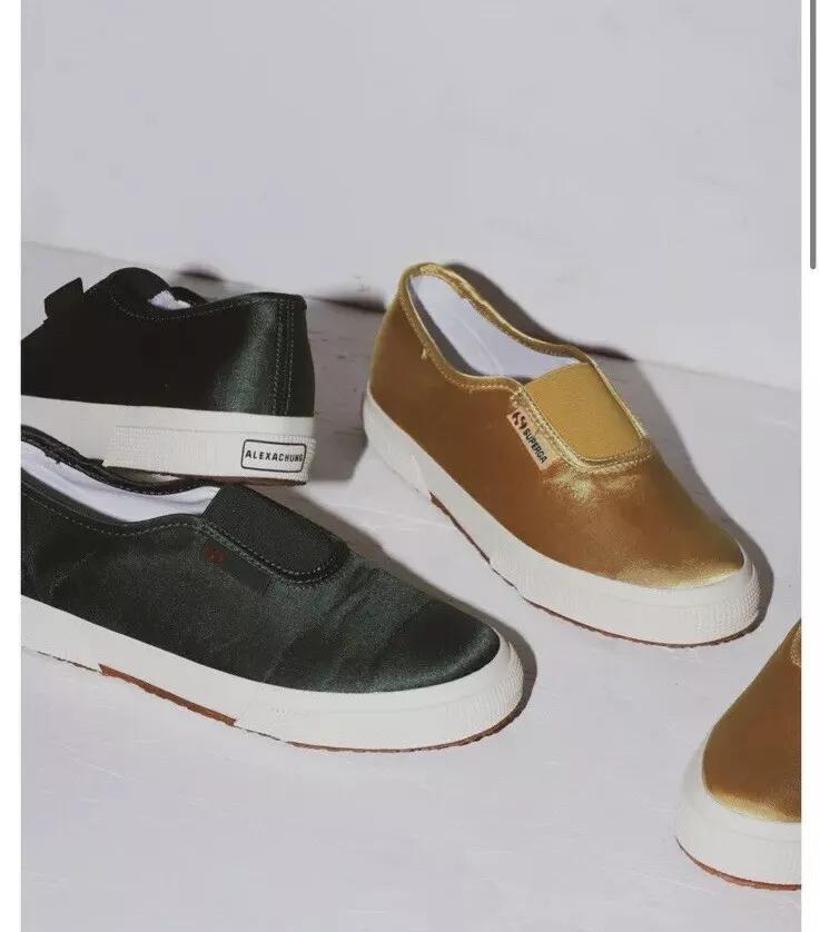 Superga alexa chung shop satin