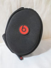 Genuine Beats by Dr. Dre Headphones Solo 2/3 Black  Red Carrying Travel Case