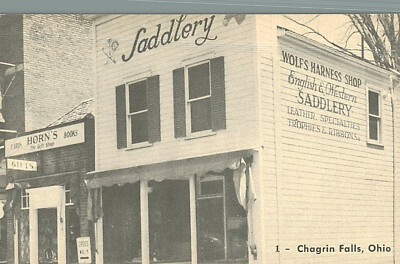 WOLF/'S HARNESS SHOP CHAGRIN FALLS OH. Details about / VINTAGE MATCHBOOK COVER