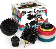 Drillbrush Scrub Brush - Drill Scrub Brush Attachment 7- Stone Cleaning - Deep