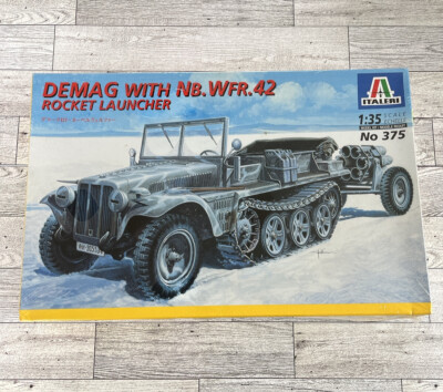 Italeri - Demag With NB.WFR.42 Rocket Launcher - 1/35 - #375 Italeri - Demag With NB.WFR.42 Rocket Launcher - 1/35 - #375