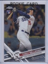 CODY BELLINGER ROOKIE CARD Baseball 2017 TOPPS CHROME UPDATE RC Dodgers Cubs!
