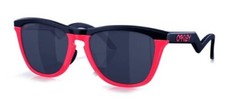Oakley Model Frogskins Range 9289 0455 Matte Black/Neon Pink Lenses Prizm Black
