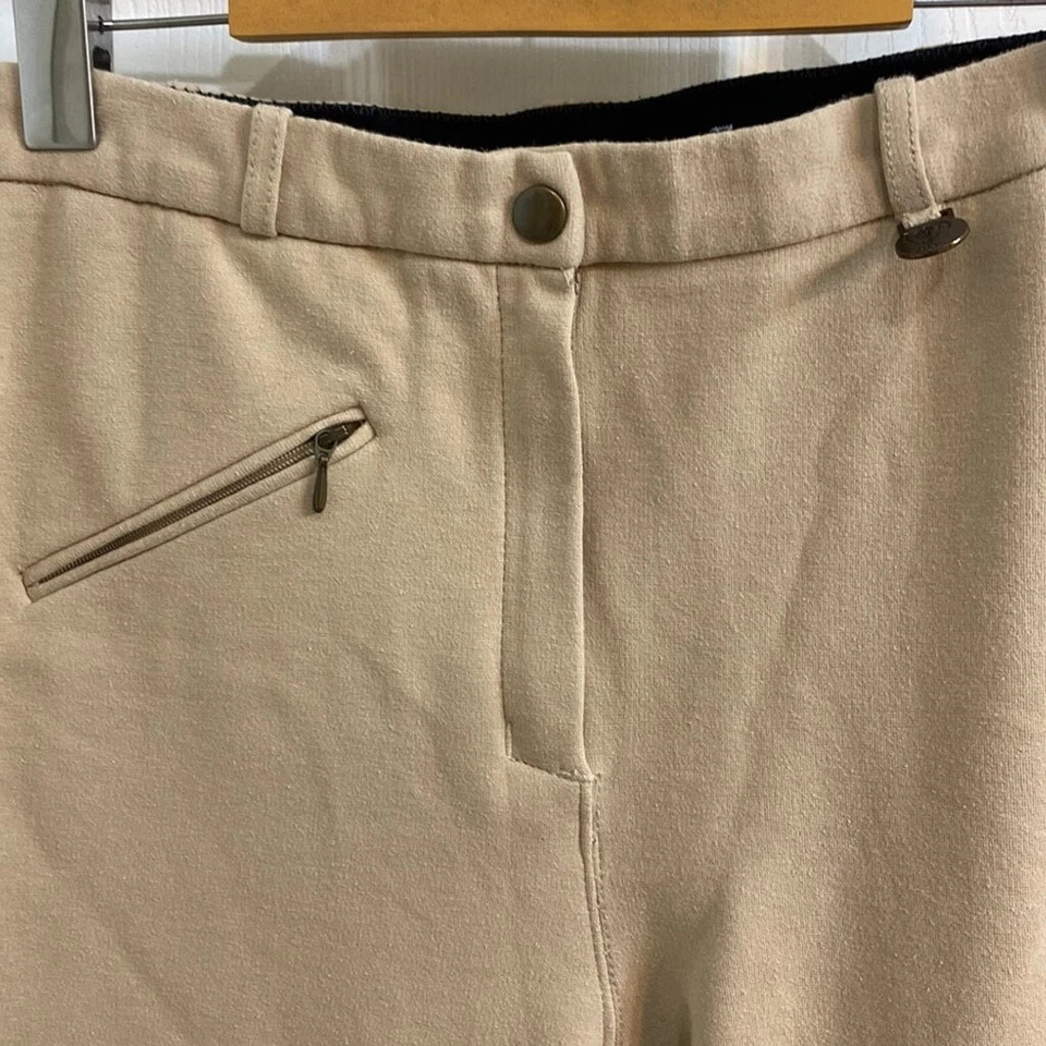Fuller Fillies Pants Shova Horse Equestrian Riding Stretch Beige Women’s Size 32 - Imagem 2 de 4