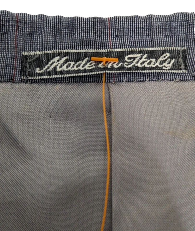 Chaqueta Blazer Abrigo Deportivo D’Avenza Santoro Super 100's 44R 100% Lana Gris Foto 4 de 4