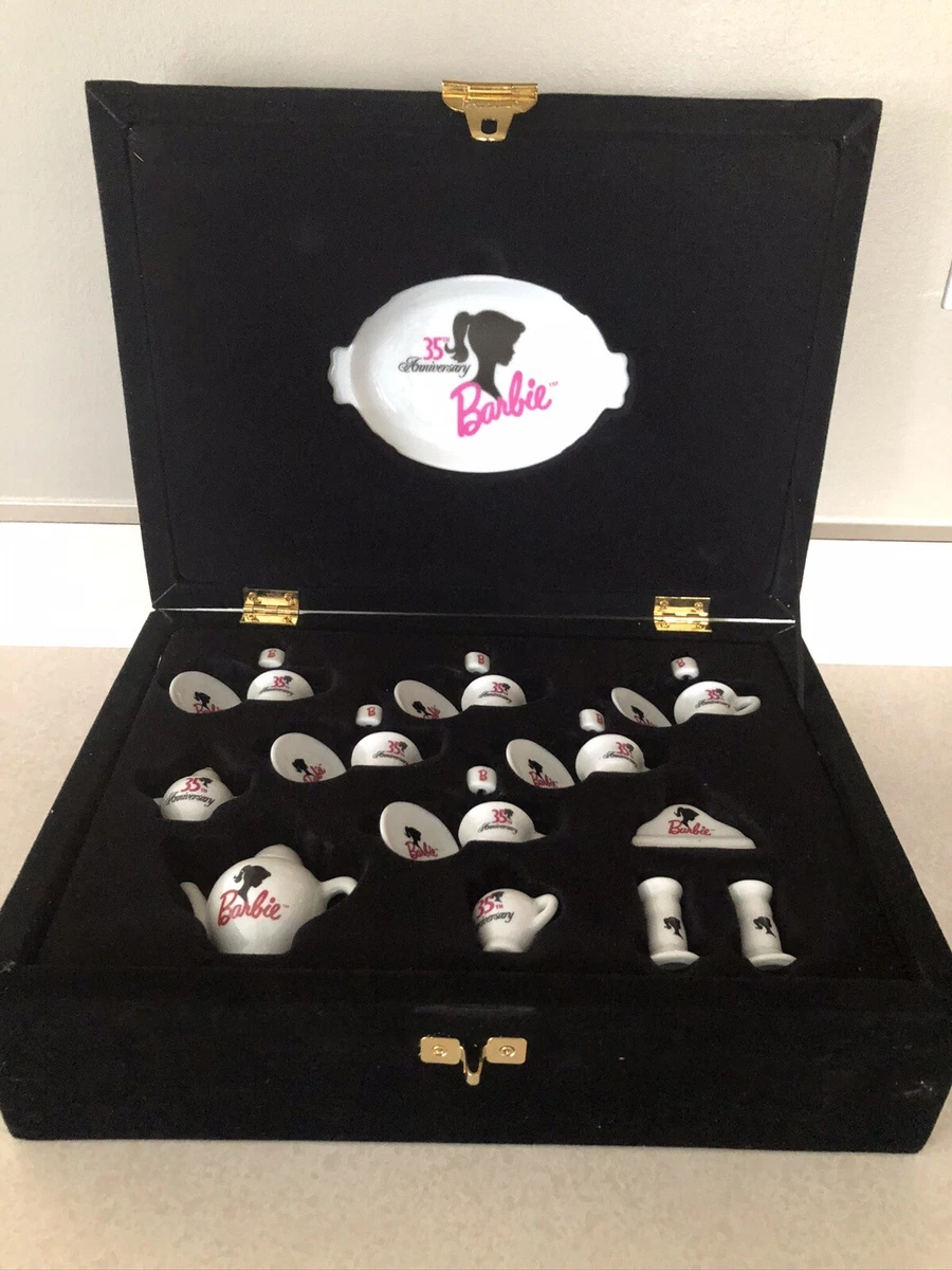 Barbie 35th anniversary tea set deals