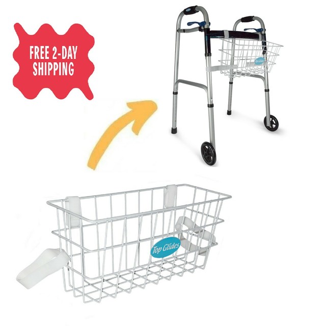 Wire Walker Basket Organizer Storage Pouch Mobility Disability