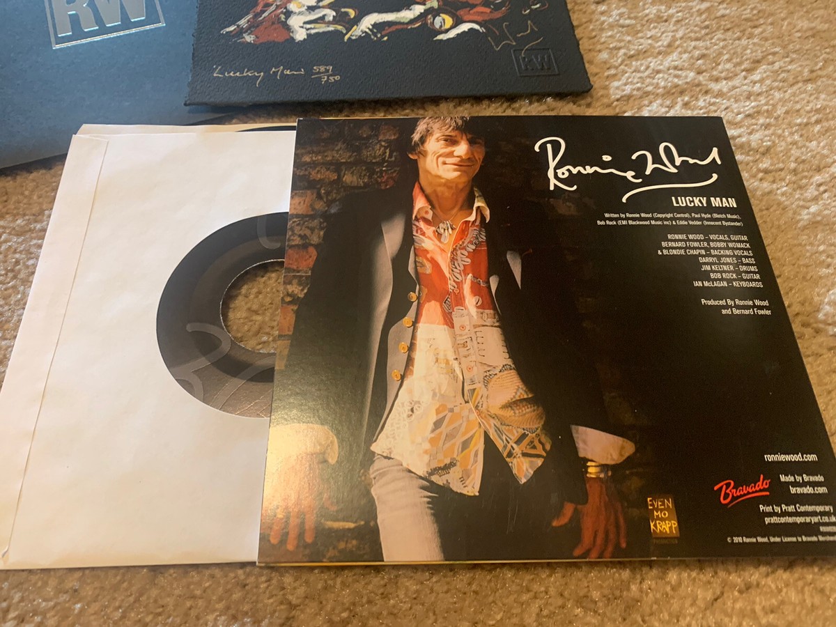 貴重 Ronnie Wood 直筆サイン 2020 Ron Wood ストーンズ Ron Wood The Rolling Stones Signed Autograph Ronnie Wood