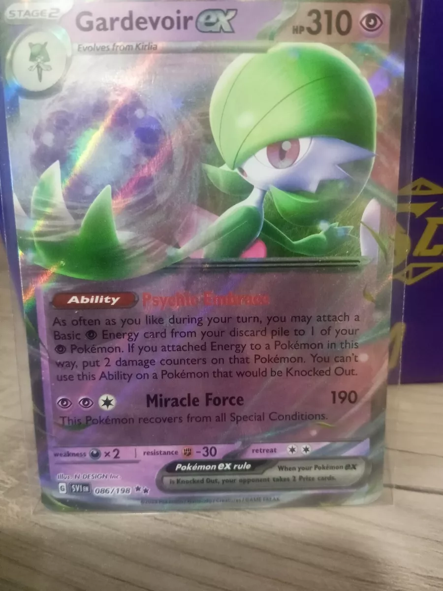 Gardevoir ex 086/198 scarlet N violet, Hobbies & Toys, Toys