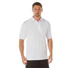 Rothco Tactical Performance Polo Shirt - White - Size Large