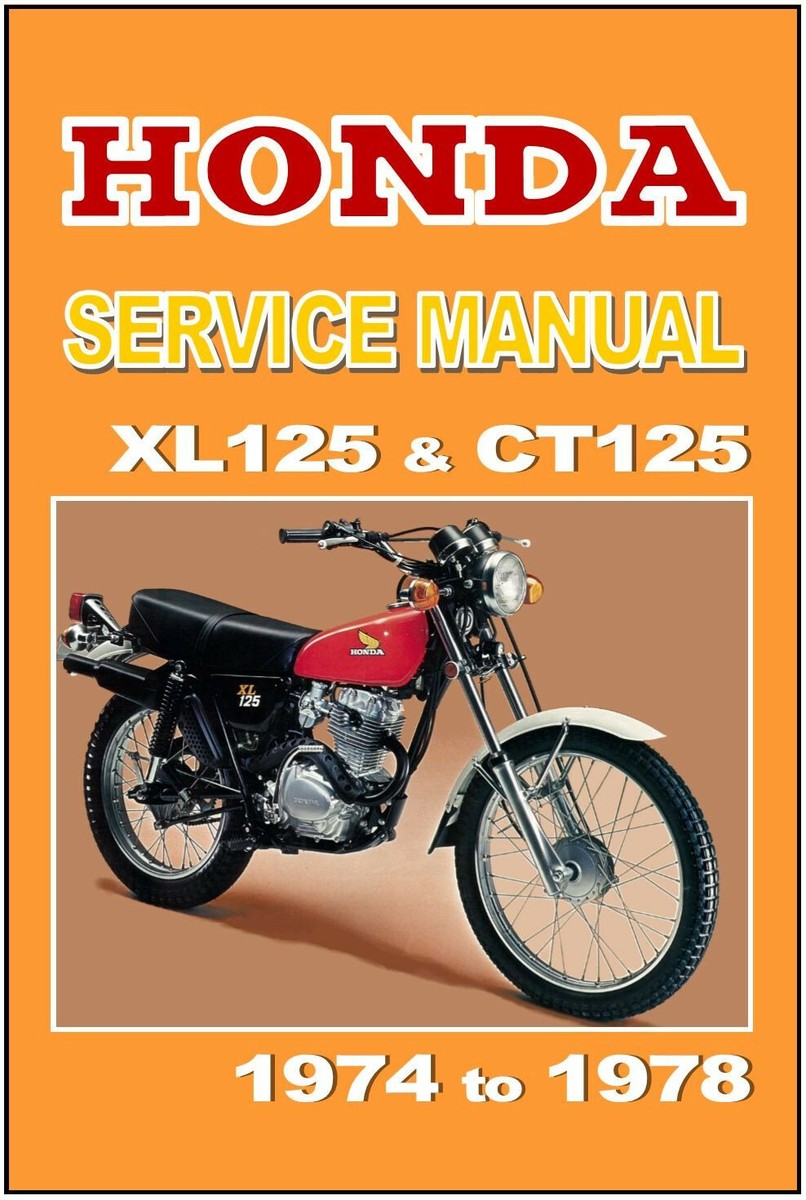 ホンダ XL125S XL125R XL200R サービスマニュアル XL125S XL125R