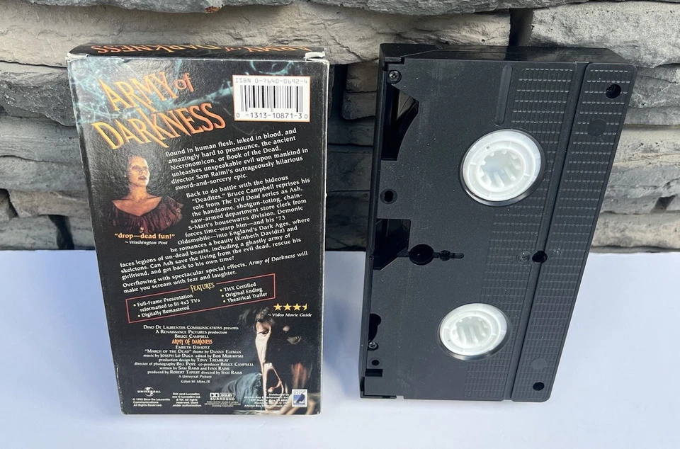 Army of Darkness VHS 1999 Bruce Campbell Horror Comedy Full Screen Anchor Bay - Image 2 of 4