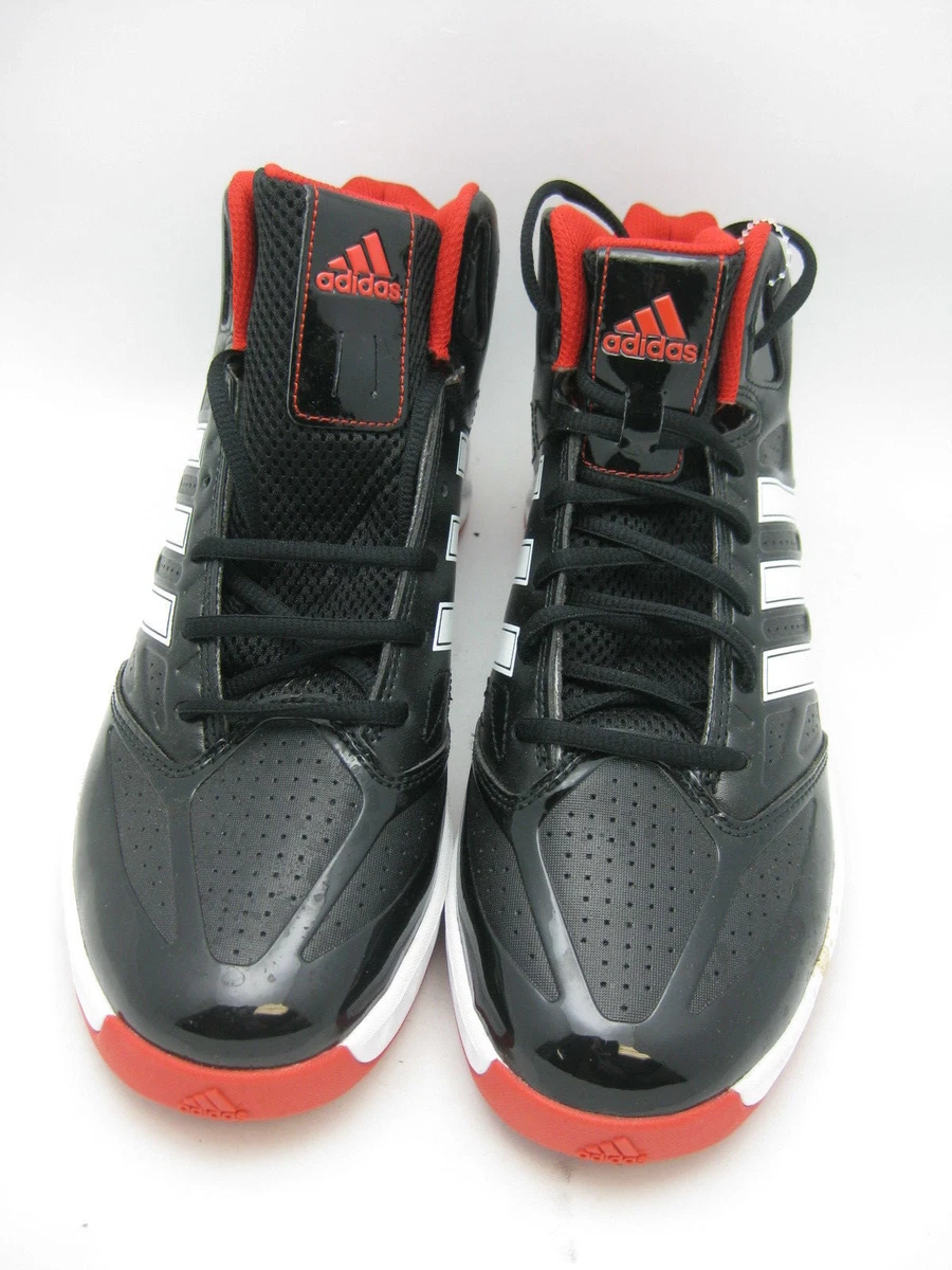 Adidas Men s APE 779001 Black White Hi Top Athletic Shoes US 10 eBay