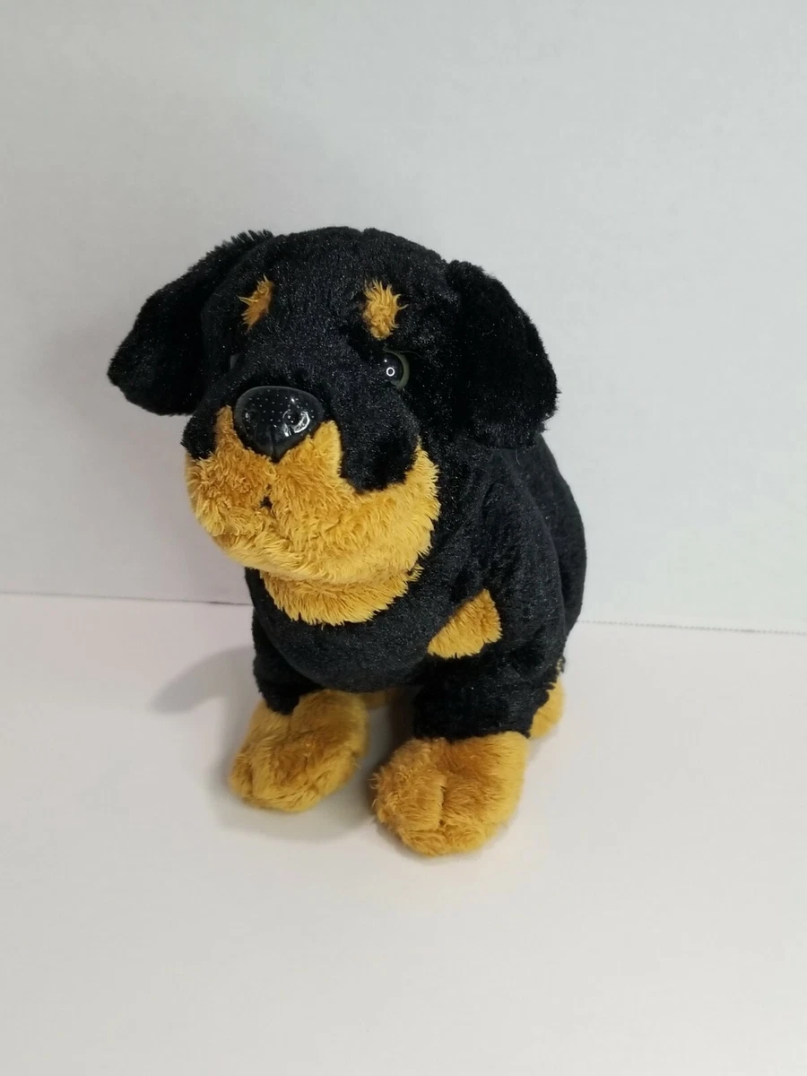 Rottweiler puppy top stuffed animal